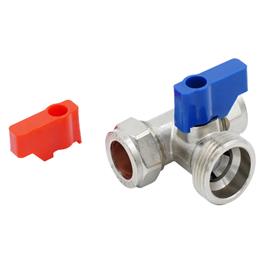 15mm x 3/4" washing machine tee