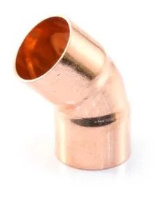 22mm endfeed obtuse elbow